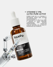 VITAMINE C 11% ULTRA PURE · HIGH POTENCY - Touché Skincare Lab